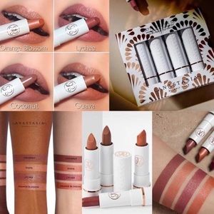 New ABH 4Pc Matte Travel Lipstick Set